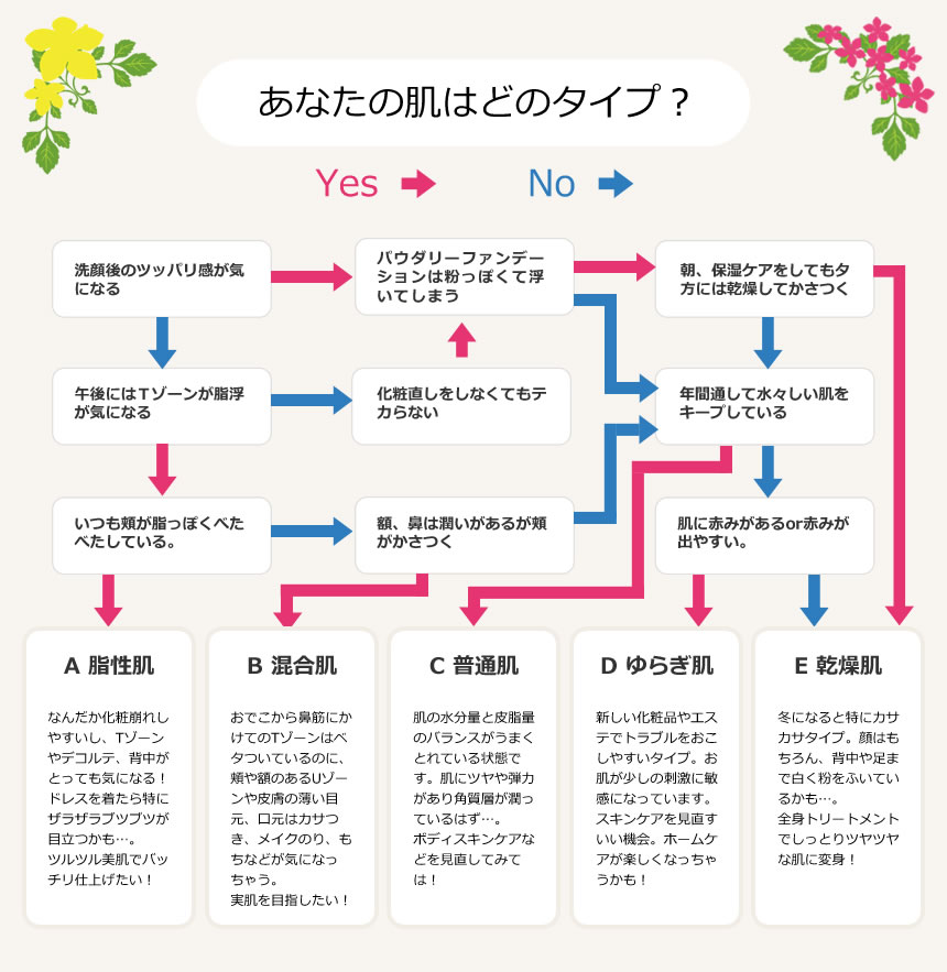 肌チャート